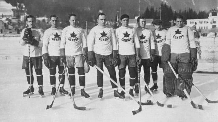 Harry Watson, Bert McCaffrey, Harold McMunn, Beattie Ramsey, Cyril Slater, Dunc Munro, Hooley Smith, Jack Cameron