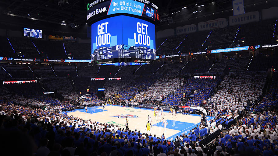 The Paycom Center in Oklahoma City on June 16, 2025. | William Purnell/Getty Images