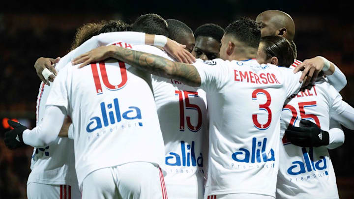 Les joueurs de l'OL.