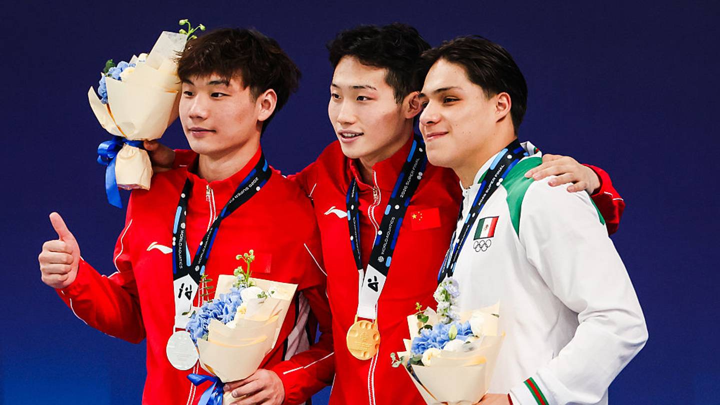 Osmar Olvera gana medalla de bronce en la Súper Final de la Copa del Mundo de Clavados