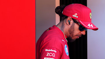 Lewis Hamilton, tras la clasificación del GP de Italia.