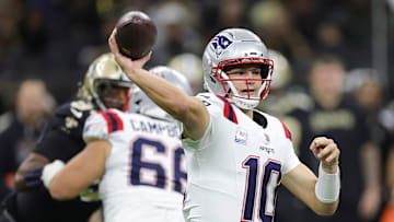 Drake Maye, quarterback de los New England Patriots, tuvo una buena actuación en la Semana 6.