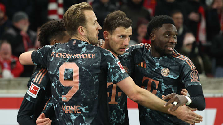 Leon Goretzka, Alphonso Davies, Kingsley Coman, Harry Kane