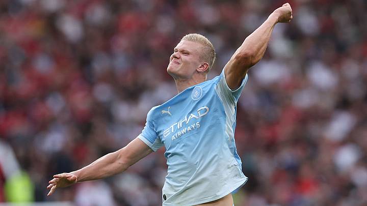 Erling Haaland scored his sixth goal of the new season.