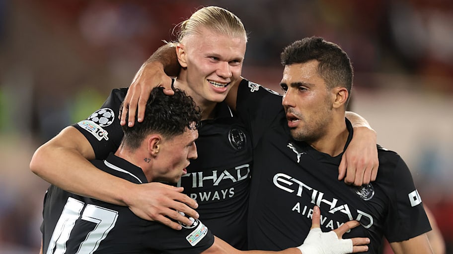 Phil Foden, Erling Haaland, Rodri