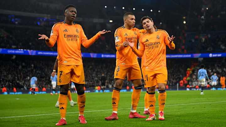 Brahim Diaz, Vinicius Junior, Kylian Mbappe