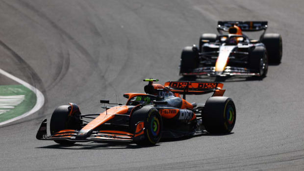 Norris staved off Verstappen to win the  F1 Grand Prix of Netherlands. 