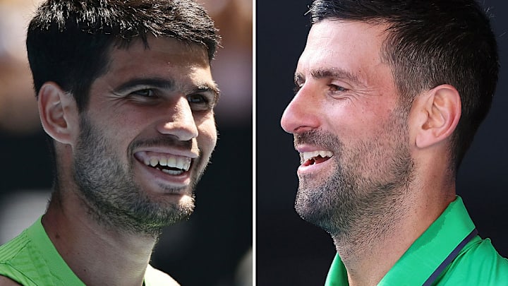 Batalla de eras. El actual portento español Carlos Alcaraz enfrenta al inmortal Novak Djokovic en la final del Abierto de Australia.
