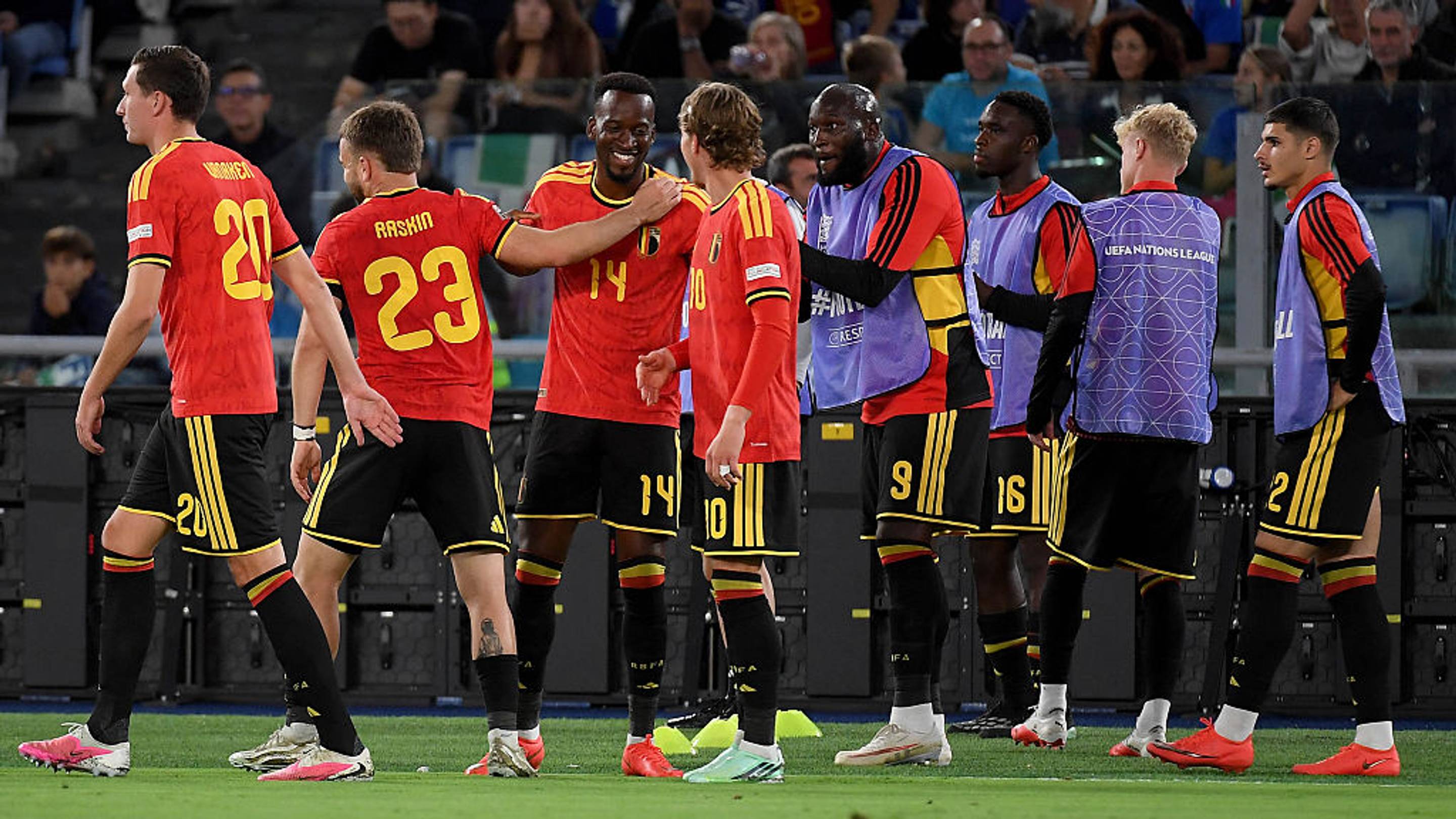 Bélgica arruina el regreso de Mancini y golpea a Italia en Roma