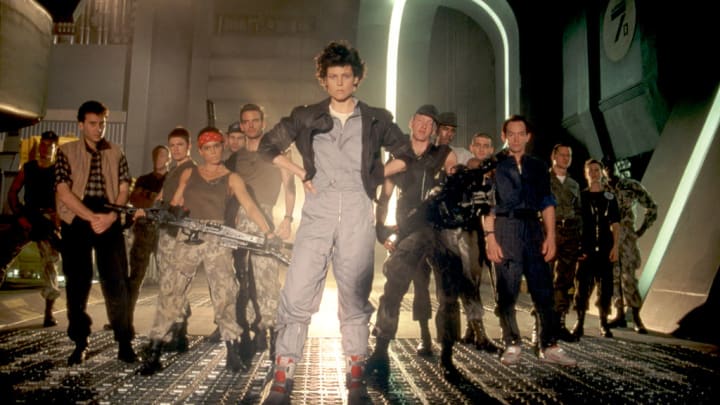 On the set of Aliens