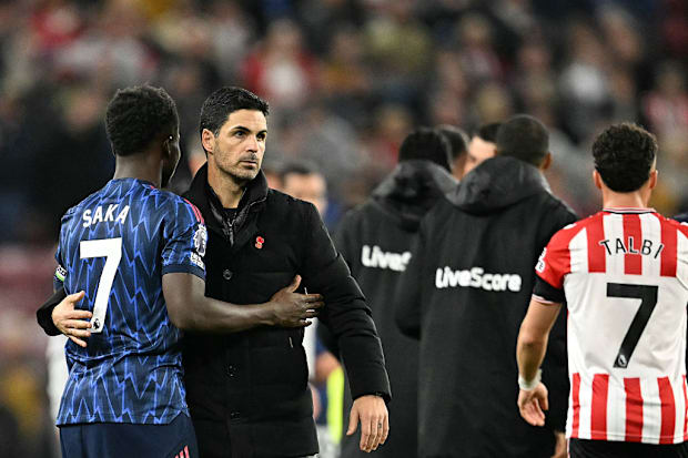 布卡约·萨卡，米克尔·阿尔特塔