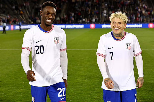 Folarin Balogun and Diego Luna