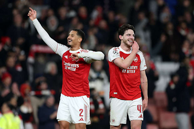 William Saliba, Declan Rice
