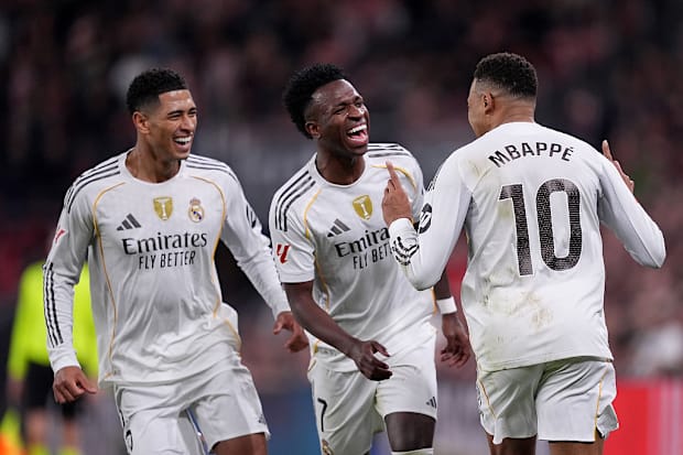 Jude Bellingham, Vinicius Jr, Kylian Mbappé