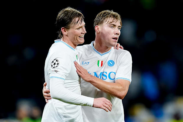 Scott McTominay, Rasmus Hojlund Scott McTominay, Rasmus Hojlund