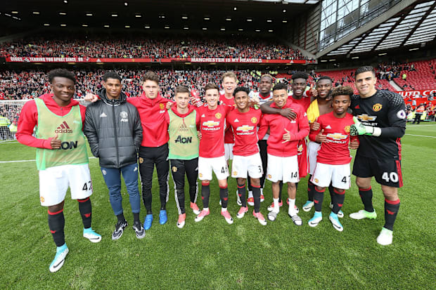 Man Utd team vs. Crystal Palace, May 201