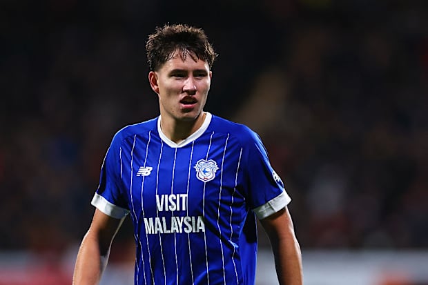 Cardiff midfielder Rubin Colwill Cardiff midfielder Rubin Colwill
