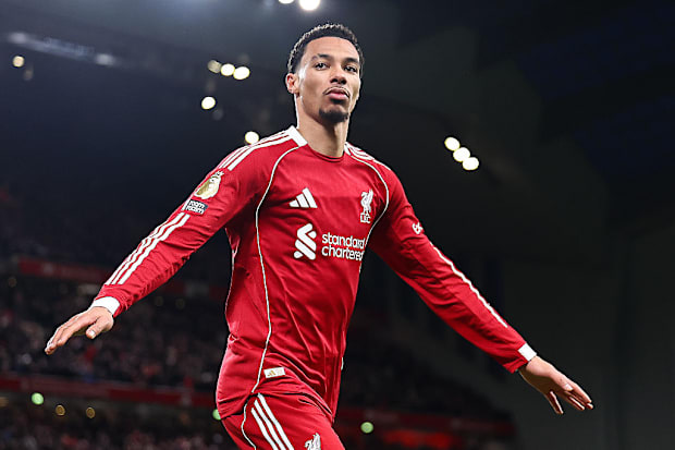 Hugo Ekitike เล่นให้ลิเวอร์พูล