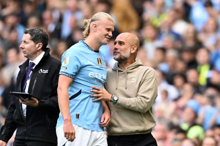 Erling Haaland, Pep Guardiola