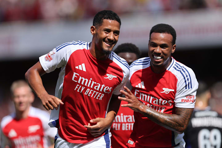 William Saliba, Gabriel Magalhaes, Arsenal