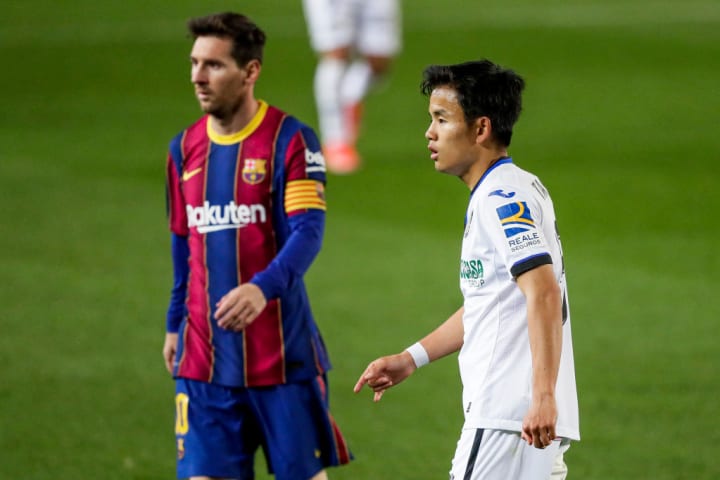 Lionel Messi, Takefusa Kubo