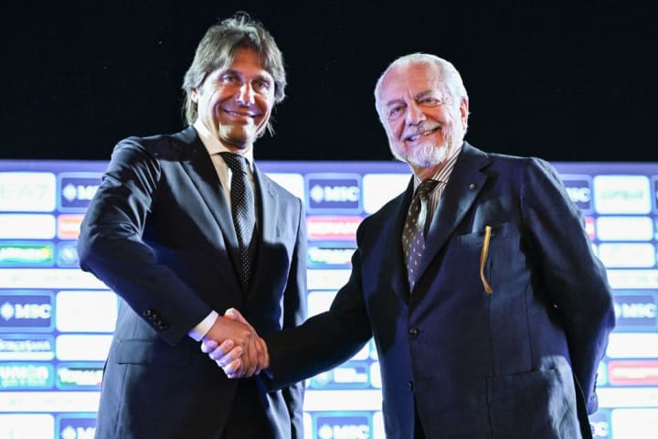 Antonio Conte, Aurelio De Laurentiis