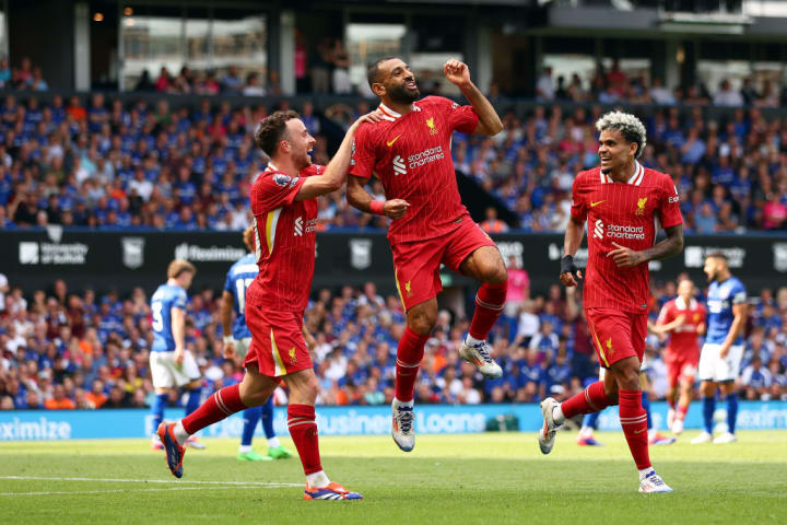 Diogo Jota, Mohamed Salah, Luis Diaz