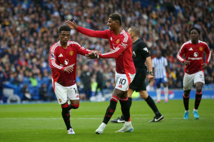 Amad Diallo, Marcus Rashford