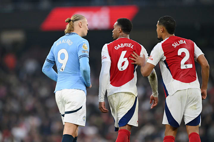 Erling Haaland, Gabriel, William Saliba
