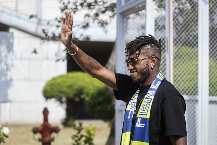 Brazilian footballer Fred arrives in Istanbul to undergo Fenerbahce's health checks