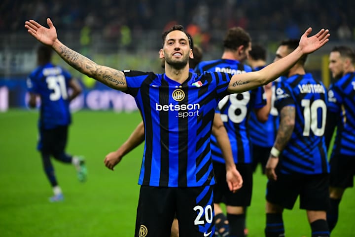 It was joy for Inter and Hakan Calhanoglu