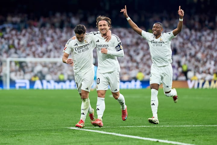 Luka Modric, David Alaba, Brahim Diaz