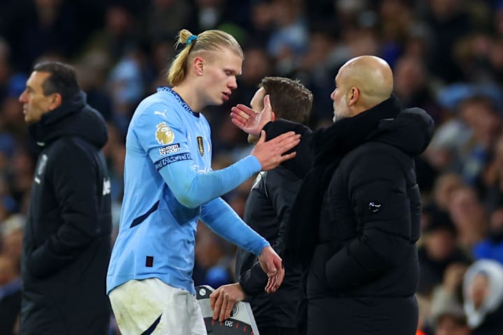 Erling Haaland, Josep Guardiola