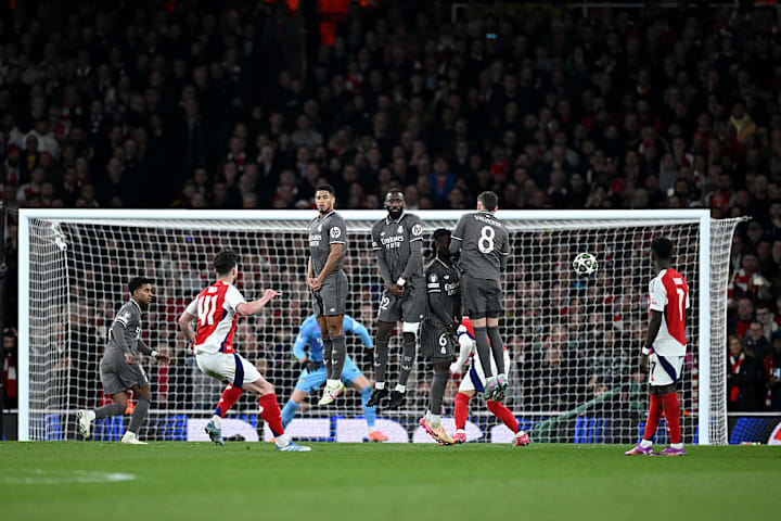 Declan Rice, Federico Valverde, Jude Bellingham, Antonio Ruediger, Eduardo Camavinga