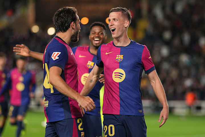 Dani Olmo, Aymeric Leporte, Ansu Fati