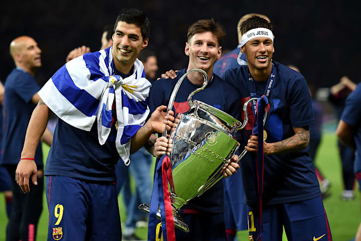 Luis Suarez, Lionel Messi, Neymar