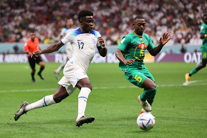 Bukayo Saka, Nampalys Mendy
