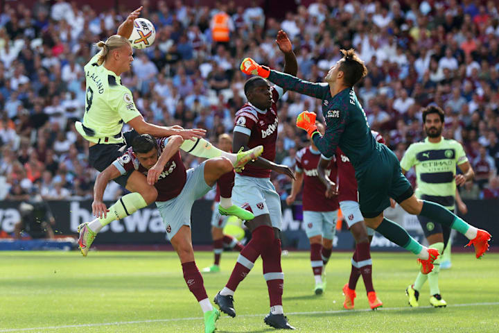 Erling Haaland, Aaron Cresswell, Lukasz Fabianski