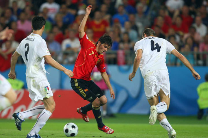 Christian Panucci, David Villa, Giorgio Chiellini