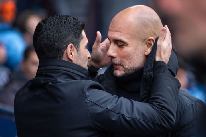 Mikel Arteta, Josep Guardiola