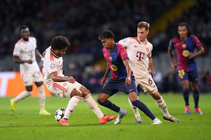 Lamine Yamal, Serge Gnabry, Joshua Kimmich