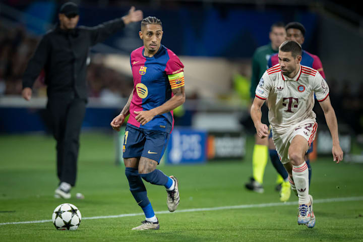 Raphael Dias Belloli "Raphinha" (FC Barcelona) seen in...