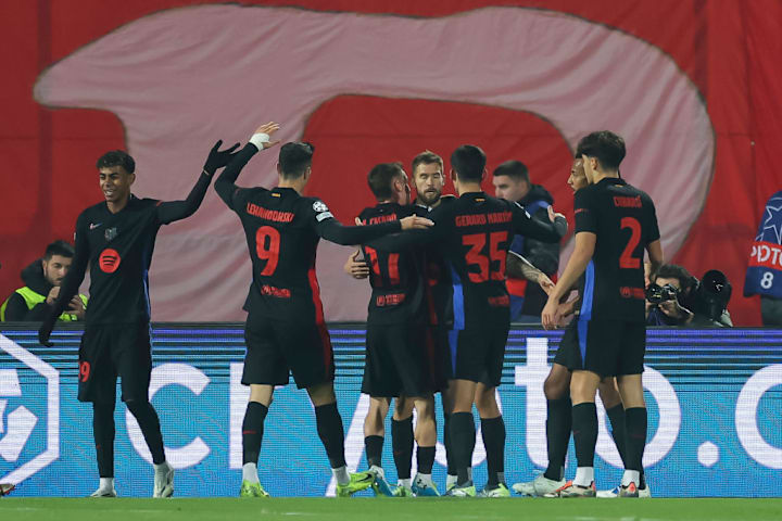 FK Crvena Zvezda v FC Barcelona - UEFA Champions League 2024/25 League Phase MD4
