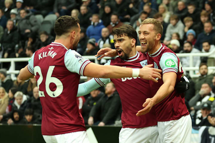 Tomas Soucek, Lucas Paqueta, Max Kilman