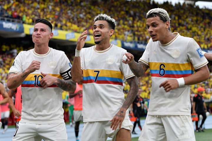 Richard Rios, Luis Diaz, James Rodriguez
