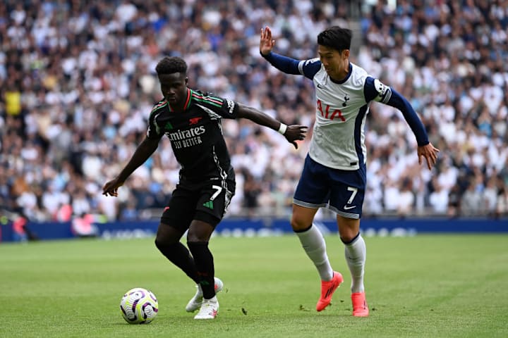 Bukayo Saka, Son Heung-Min