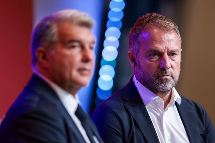 Hansi Flick, Joan Laporta