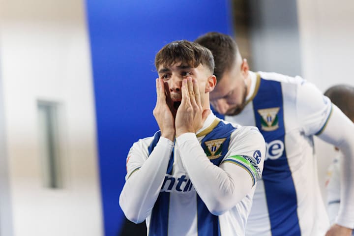 Adria Altimira (CD Leganes) seen in action during LaLiga EA...