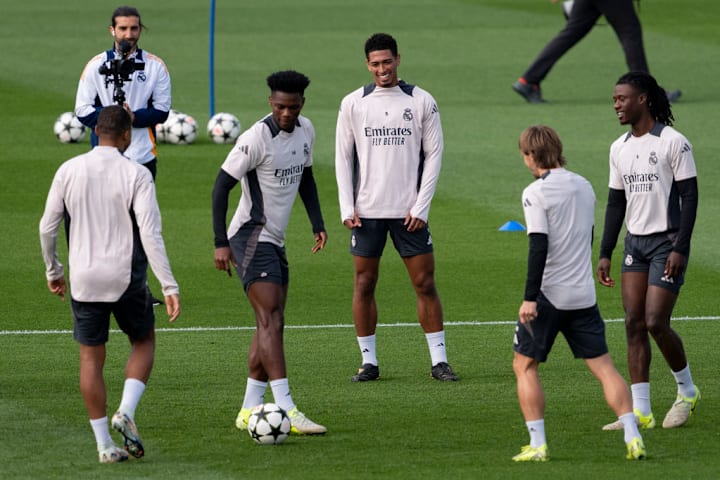 Kylian Mbappe, Aurelien Tchouameni, Jude Bellingham, Eduardo Camavinga, Luka Modric