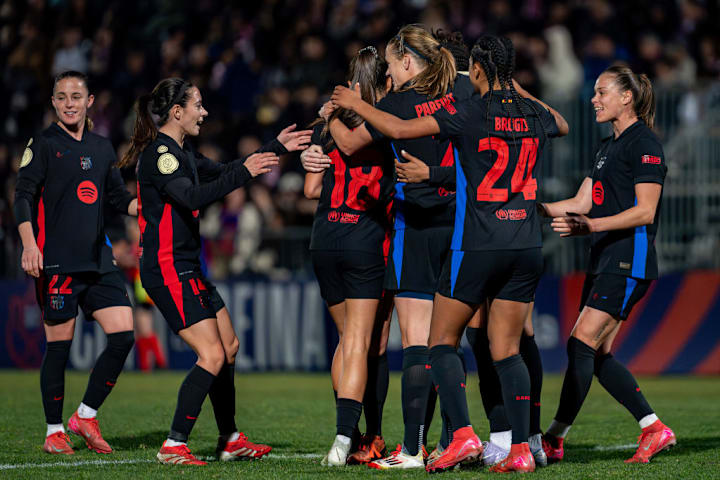 Aitana Bonmati, Francisca Nazareth, Ona Batlle, Esmee Brugts, Irene Paredes, Ewa Pajor